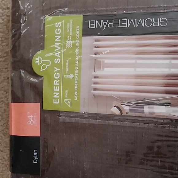 2 Grommet Panels Mocha 50 in x 84 in, Studio JCP Home - Picture 3 of 16